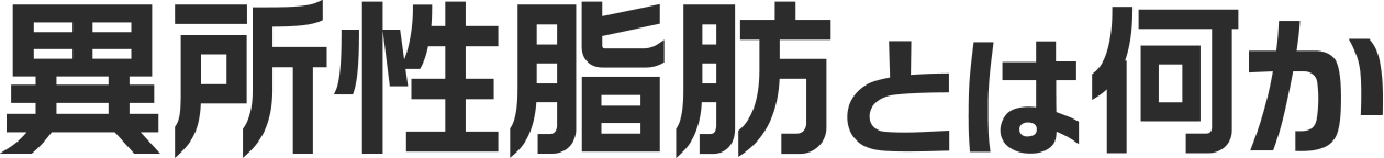 異所性脂肪とは何か